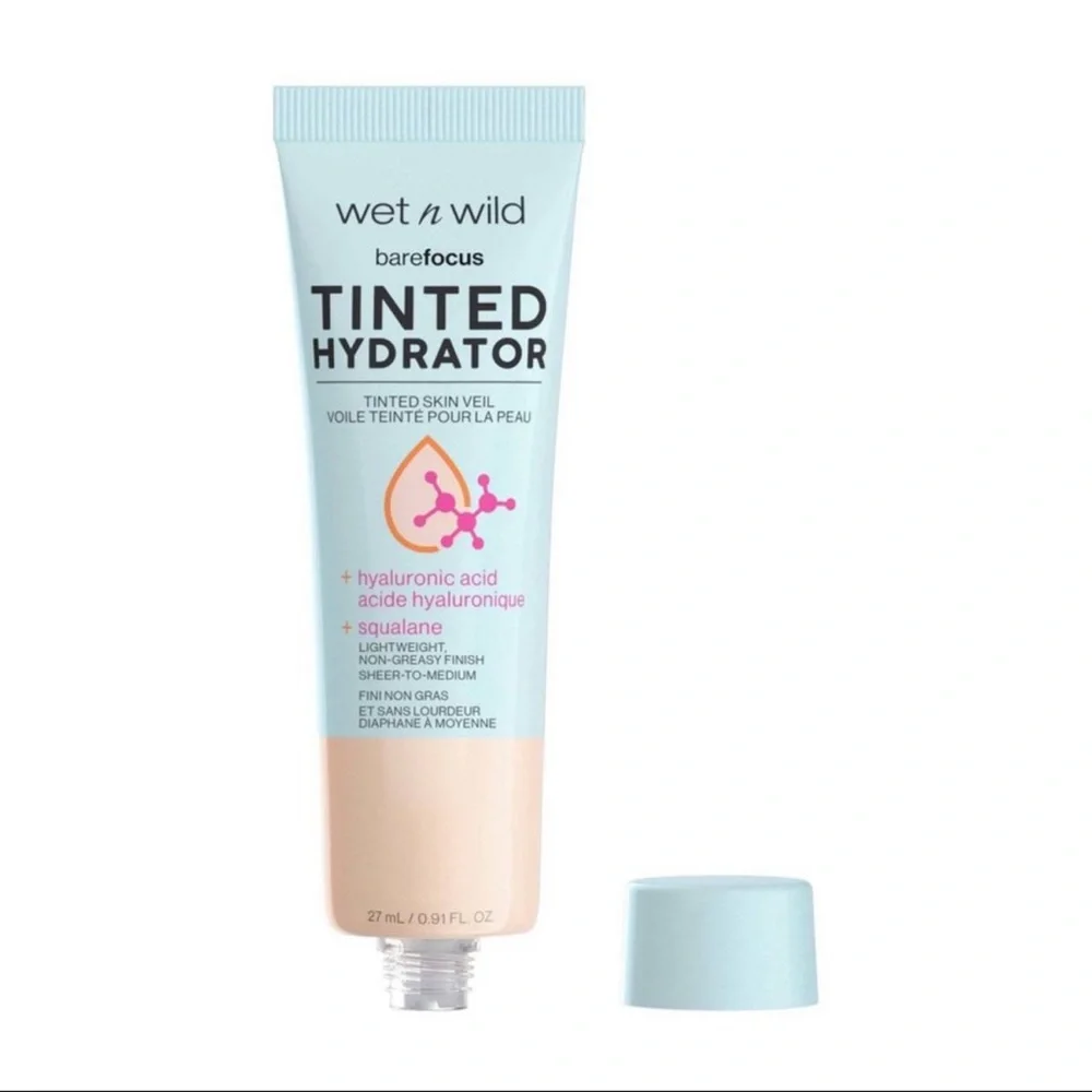 Wet n Wild BareFocus Tinted Hydrator 0.91oz Hyaluronic Acid Oil-Free NWT